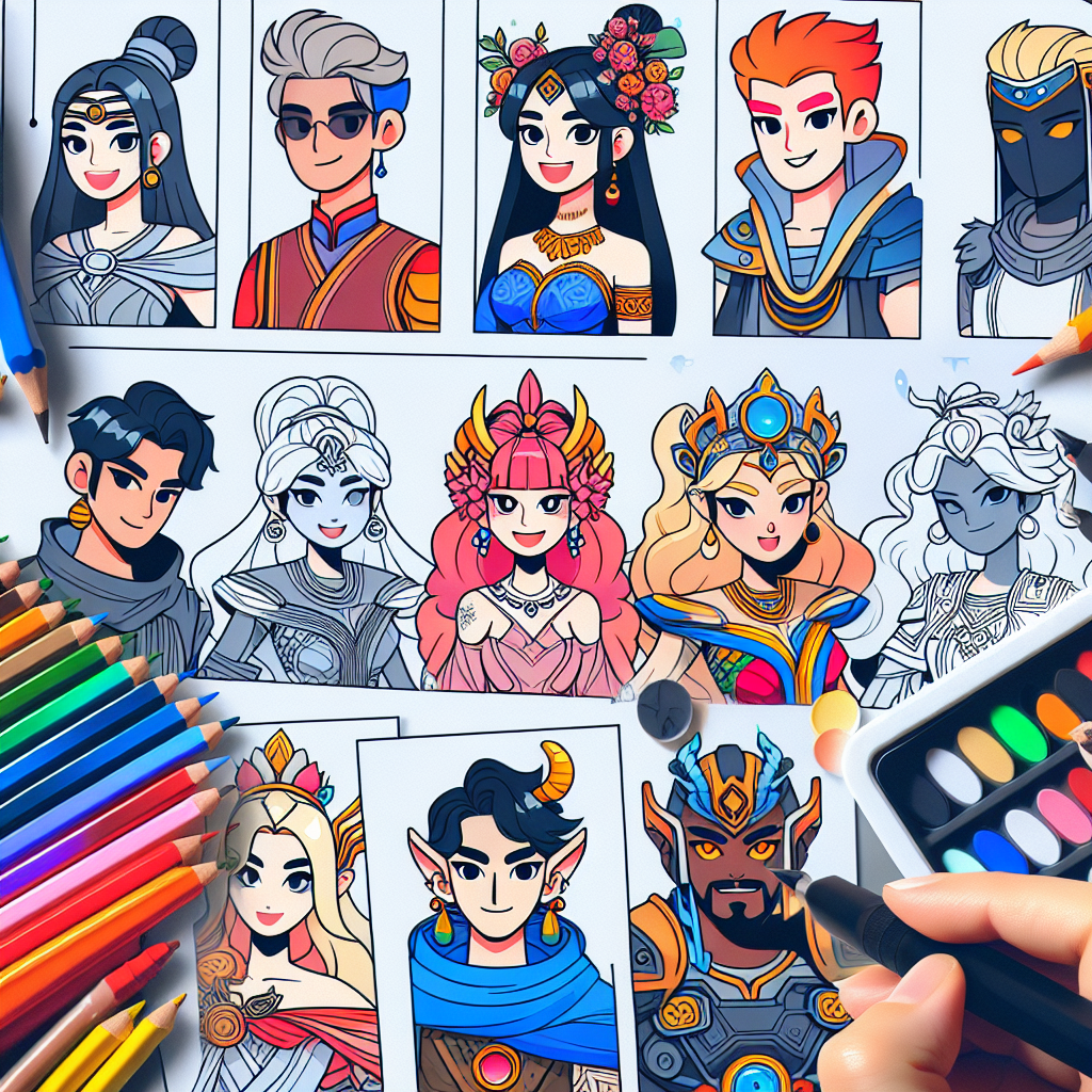 Panduan Kreatif: Mewarnai Karakter Mobile Legends dengan Gaya Unik